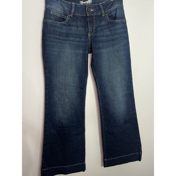 Women’s Wrangler Retro Mae Wide Leg Flare Trouser Jeans Size 30x30 NEW - Picture 2 of 7